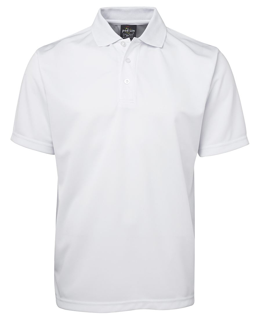 Podium S/S Poly Polo - Black