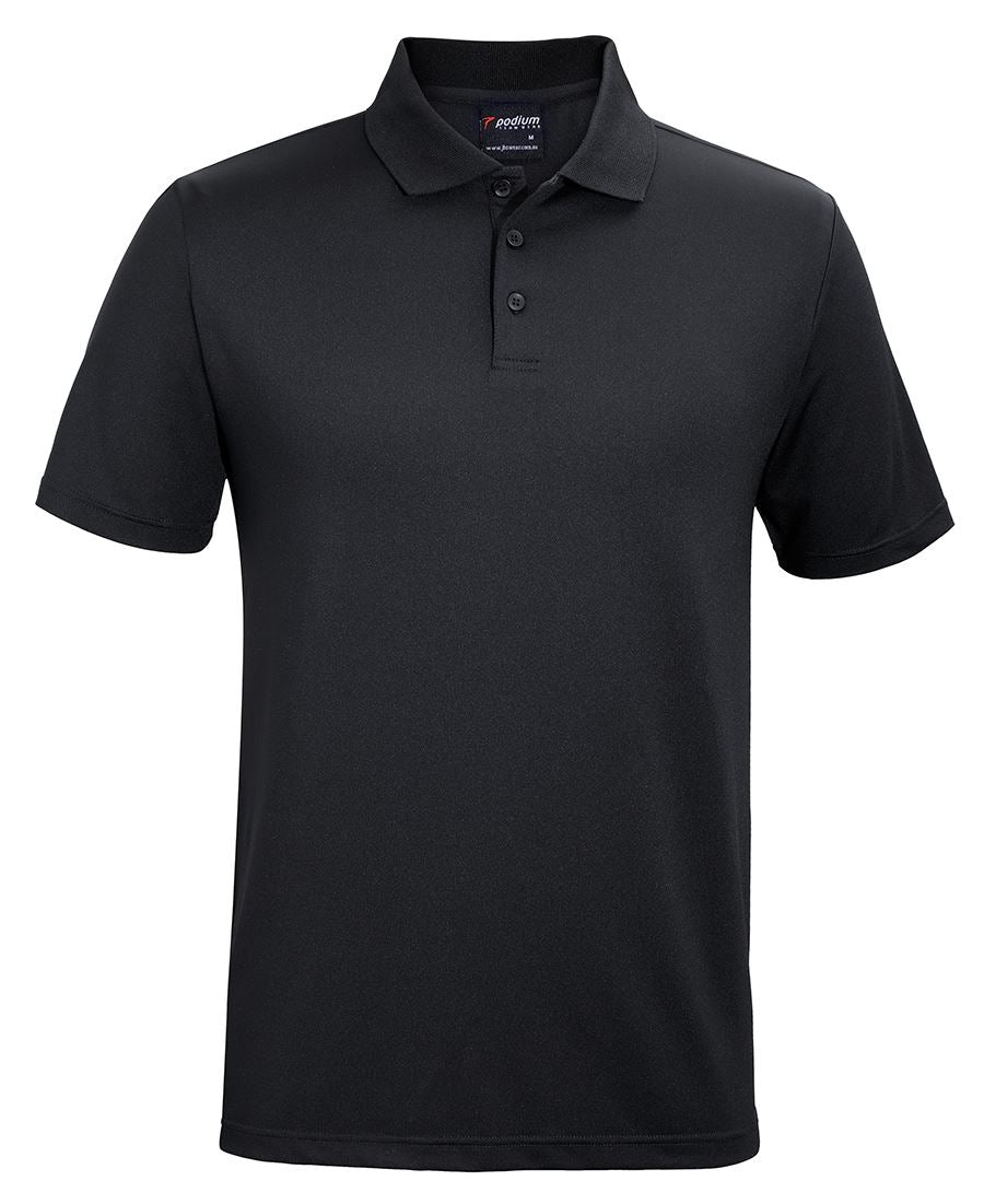 Podium Stretch Polo - Black