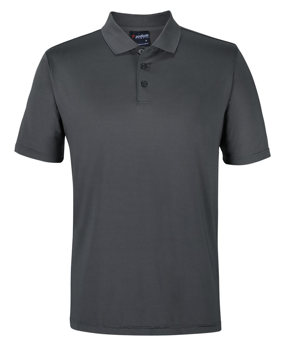 Podium Stretch Polo - Black