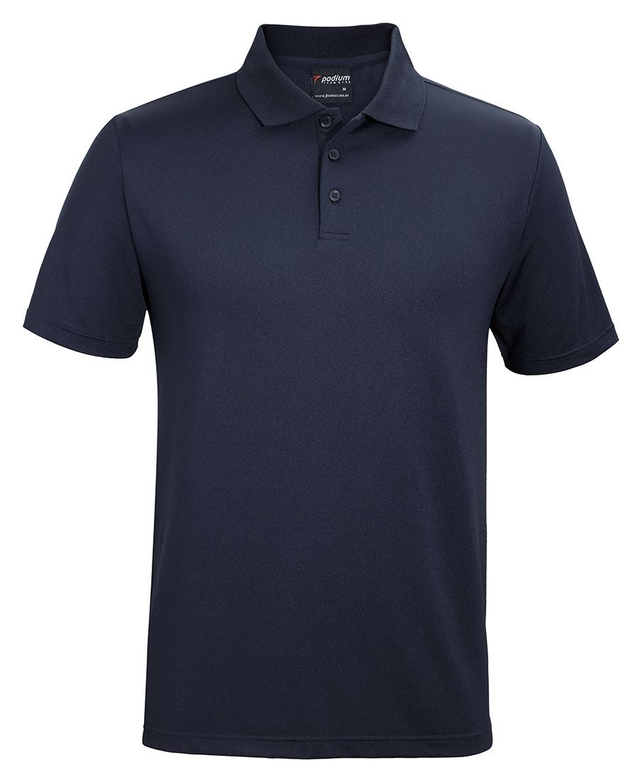 Podium Stretch Polo - Black