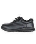 JB's Microfibre Lace Up Steeltoe Shoe - Black