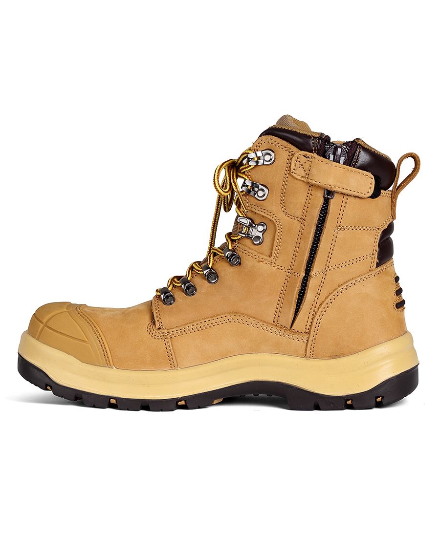 JB's Roadtrain Zip Safety Boot - Black