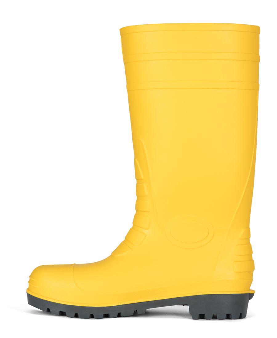 JB's Steel Toe Cap and Steel Plate Gumboot - Black