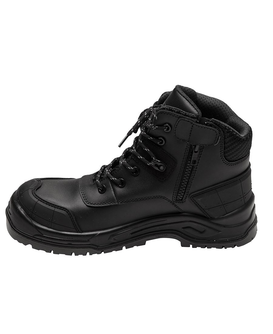 JB's Cyborg Zip Safety Boot - Black