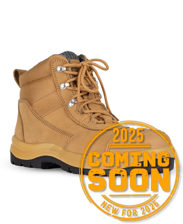 JB's Atrax Zip Safety Boot - Black/Grey