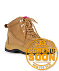 JB's Ladies Atrax Zip Safety Boot - Wheat/Pink
