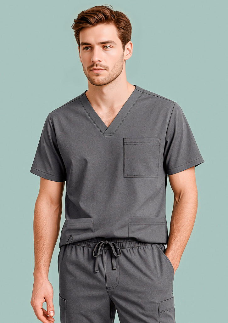 Mens Avery V-Neck Scrub Top