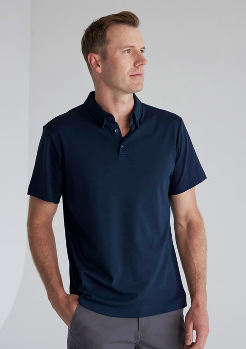 Mens Lotus Short Sleeve Polo