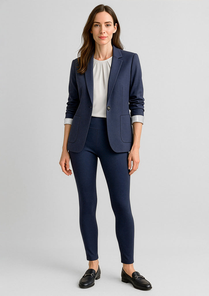 Womens Scuba Ponte High-rise Pull-on Corporate Legging