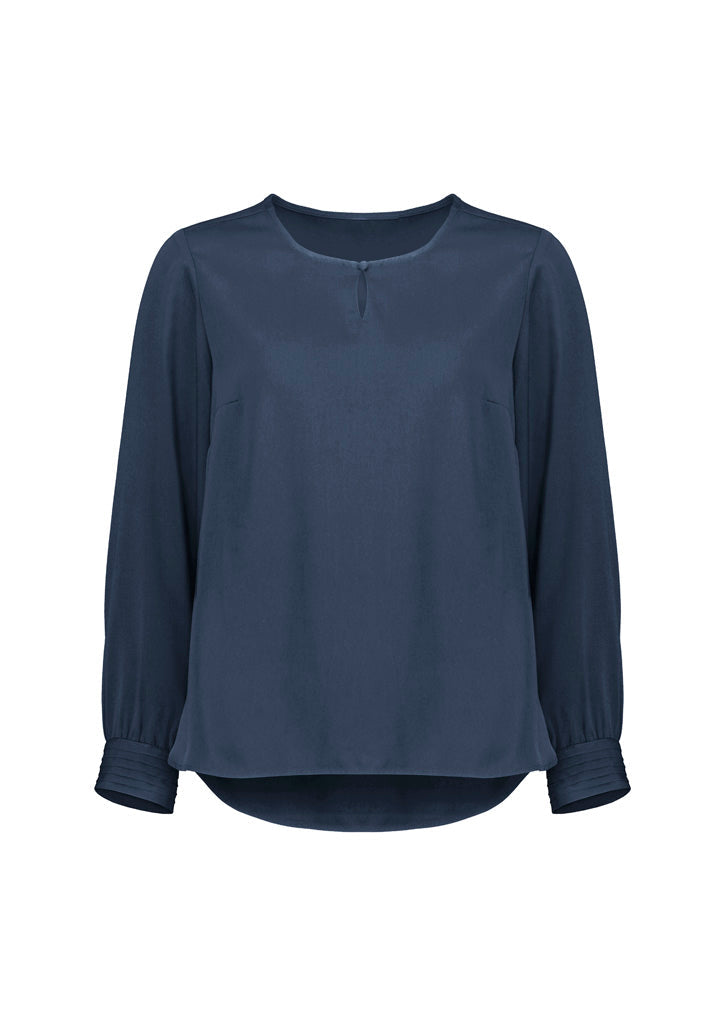 Womens Evelyn Long Sleeve Blouse