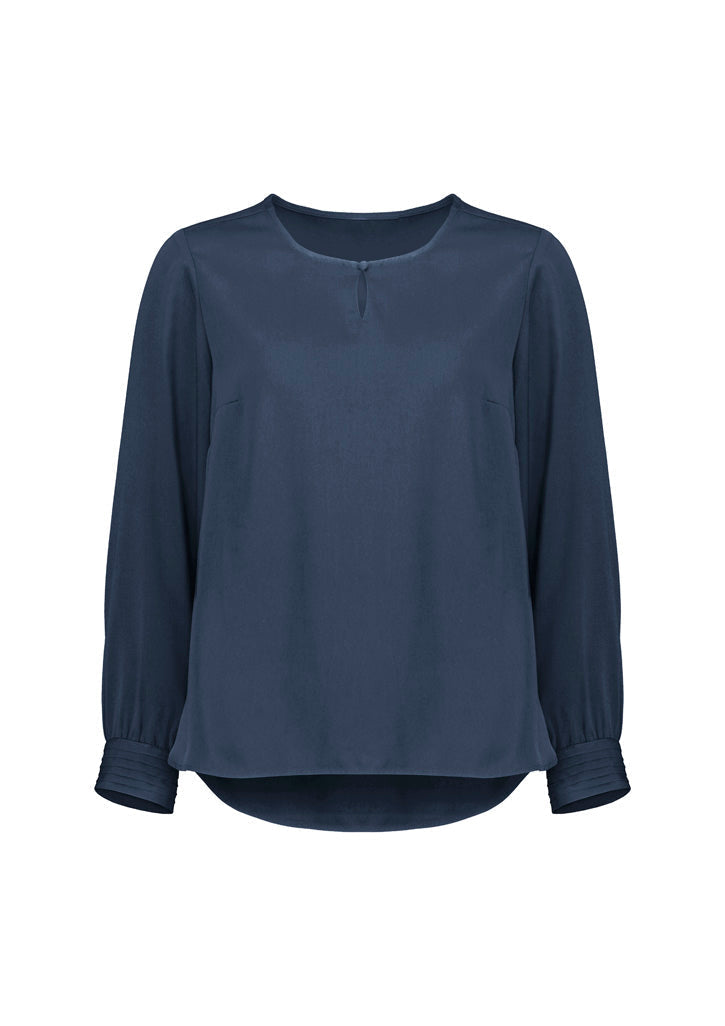 Womens Evelyn Long Sleeve Blouse