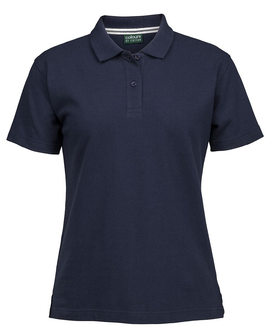 C of C Ladies Pique Polo - Black