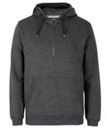 C of C Brass 1/2 Zip Hoodie - Graphite Marle