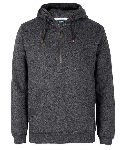 C of C Brass 1/2 Zip Hoodie - Graphite Marle