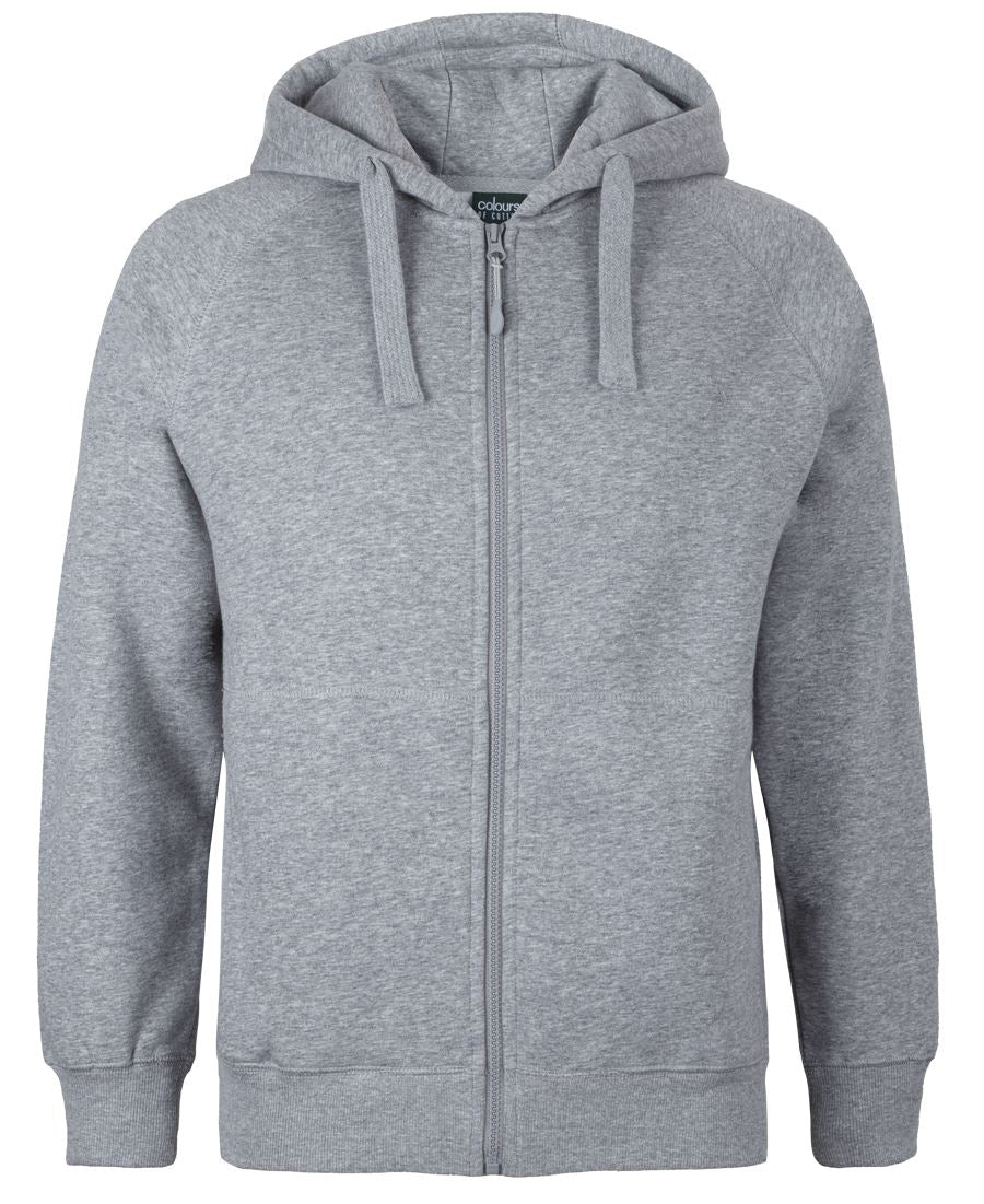 C of C Full Zip Fleecy Hoodie - 13% Marle