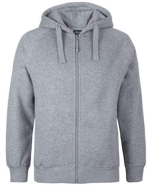 C of C Full Zip Fleecy Hoodie - 13% Marle