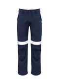 Mens Orange Flame Traditional Style Taped Work Pant