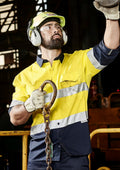 Mens Rugged Cooling Hi Vis Taped Long Sleeve Shirt